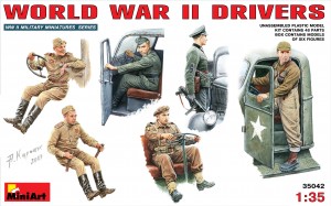 MiniArt WWII US Army Drivers Figures in 1/35 180 St A1 for sale online 