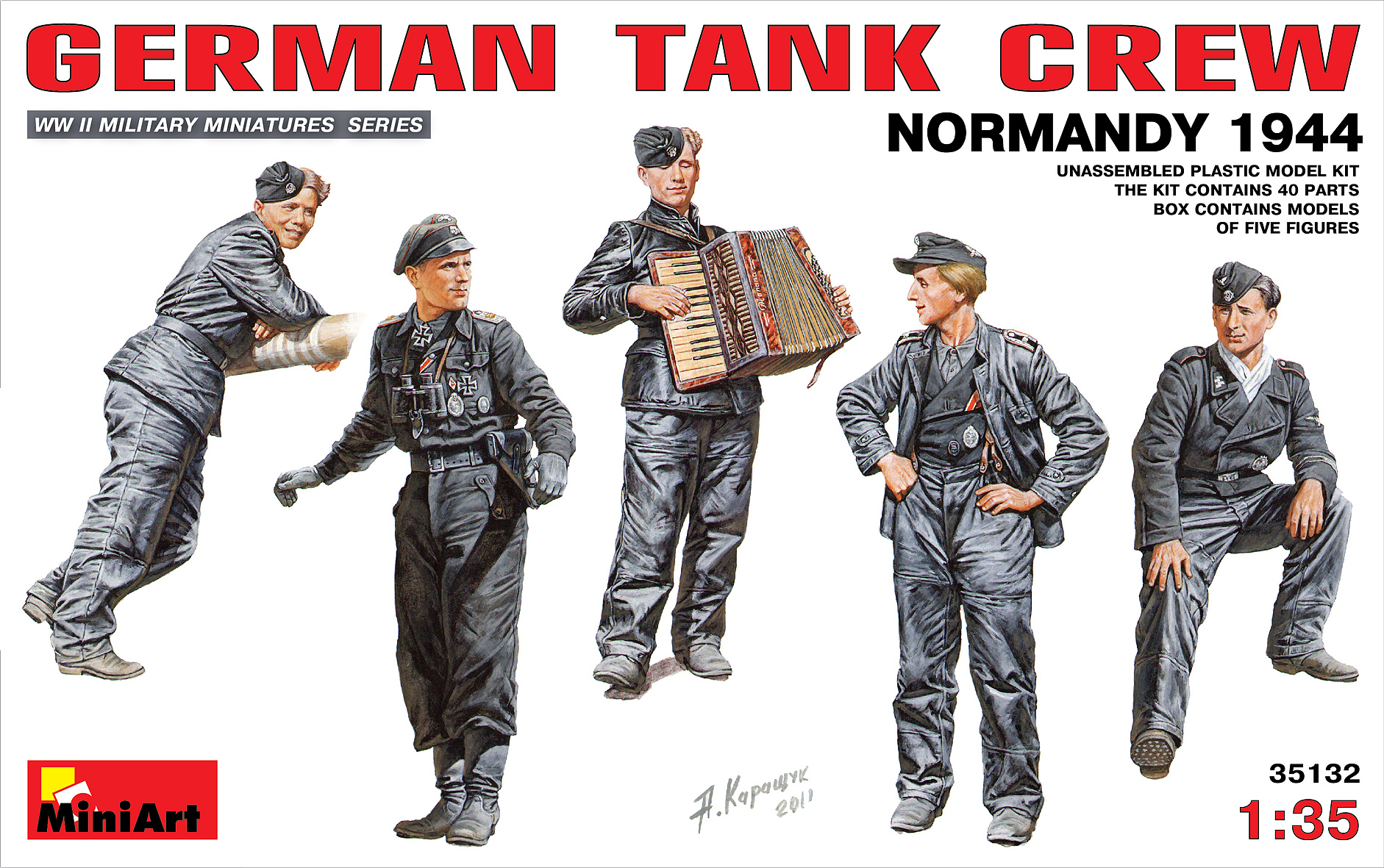 35132 GERMAN TANK CREW (Normandy 1944) – Miniart