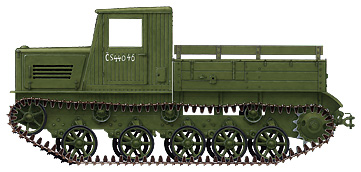MIN35140 Miniart 1:35 Ya-12 Late Prod Soviet Artillery Tractor Model Kit 