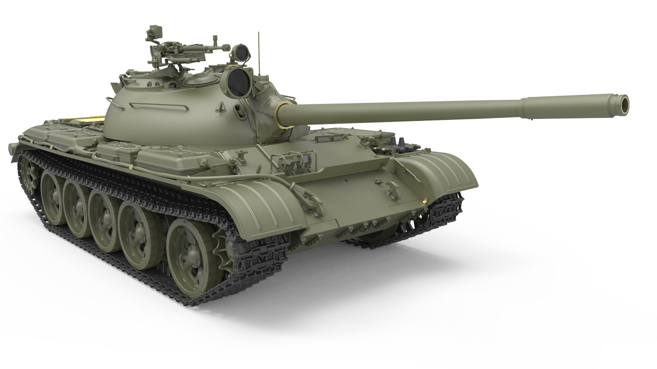 37011 T-54B ソビエト中戦車（初期生産型）フルインテリア・内部再現