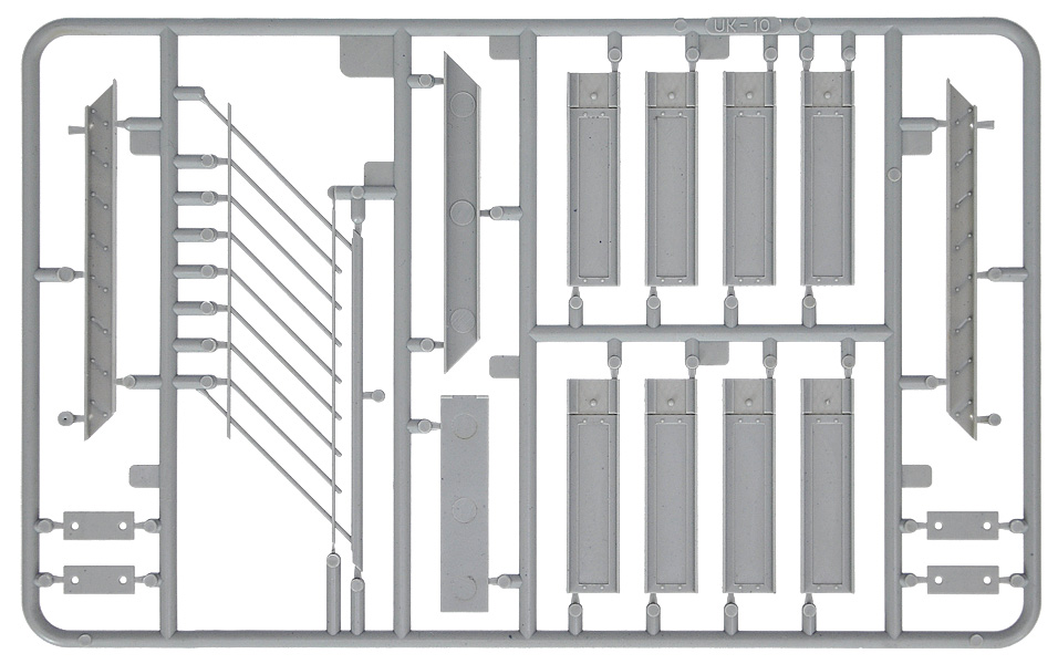 Miniart 35525-1/35 Metal Stair Building Scale Plastic Model Kit 46 Detalis 