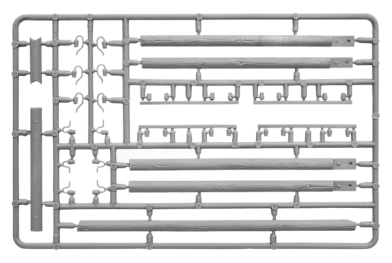 Miniart 35541A Telegraph Poles Building and Accessoris Series 1/35 Scale 