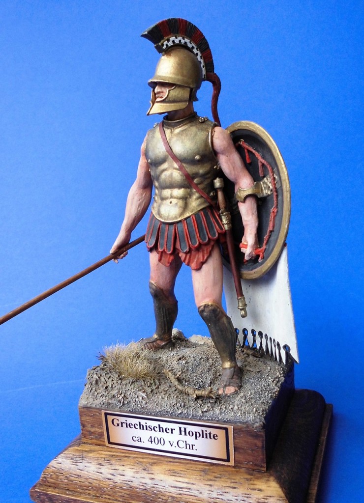 Greek Hoplite IV Century B.c 1:16 Figure Plastic Model Kit MINIART 