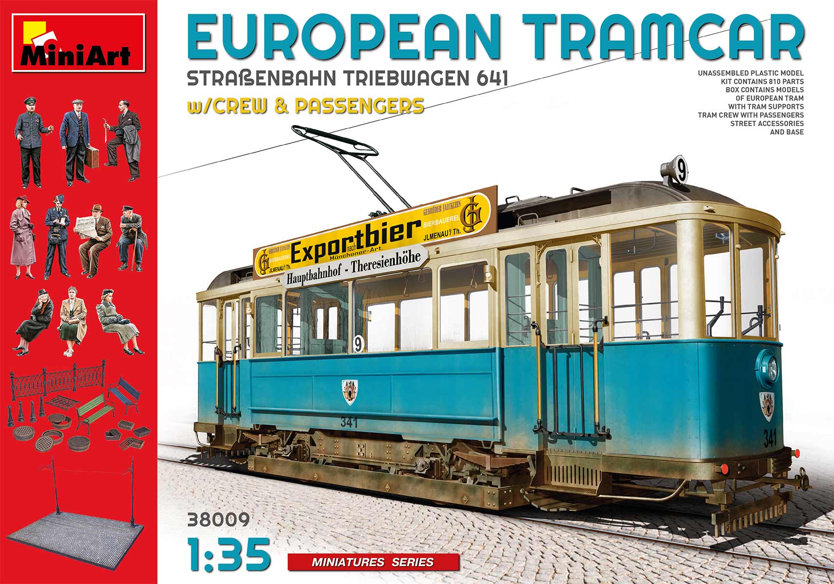 MiniArt 38009 1:35 European Tramcar #641