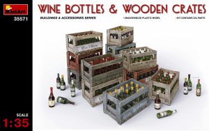MiniArt 35577 Vodka Bottles With Crates WW II 1/35 Scale for sale online 