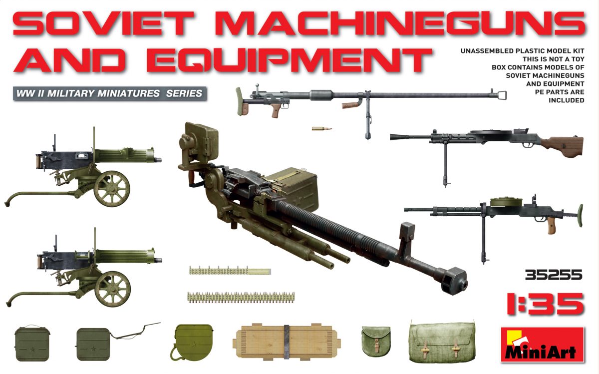 Miniart 1/35 Soviet Infantry Automatic Weapons & Equipment Special Edition # 3 