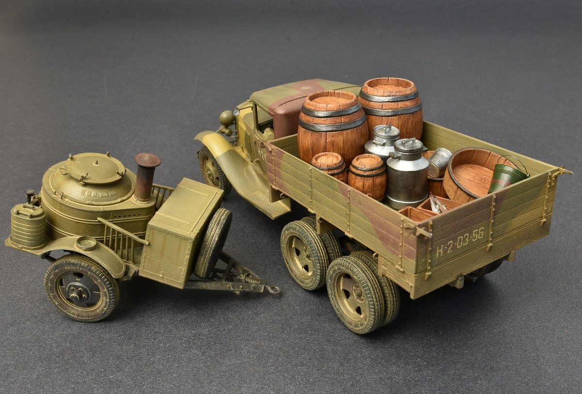 Details about   'Mini Art 35257 Model Kit Soviet T Truck 2 AAA Type with Field Kitchen