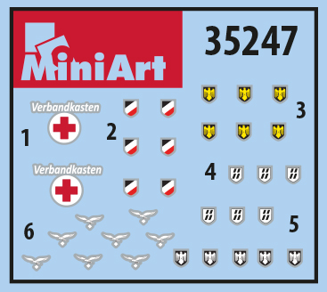 Miniart 1:35 MIN35247 German Infantry Weapons /& Equipment