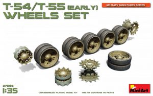 MiniArt 1/35 Scale T-62 Wheels Set Plastic Model Building Kit # 37060 