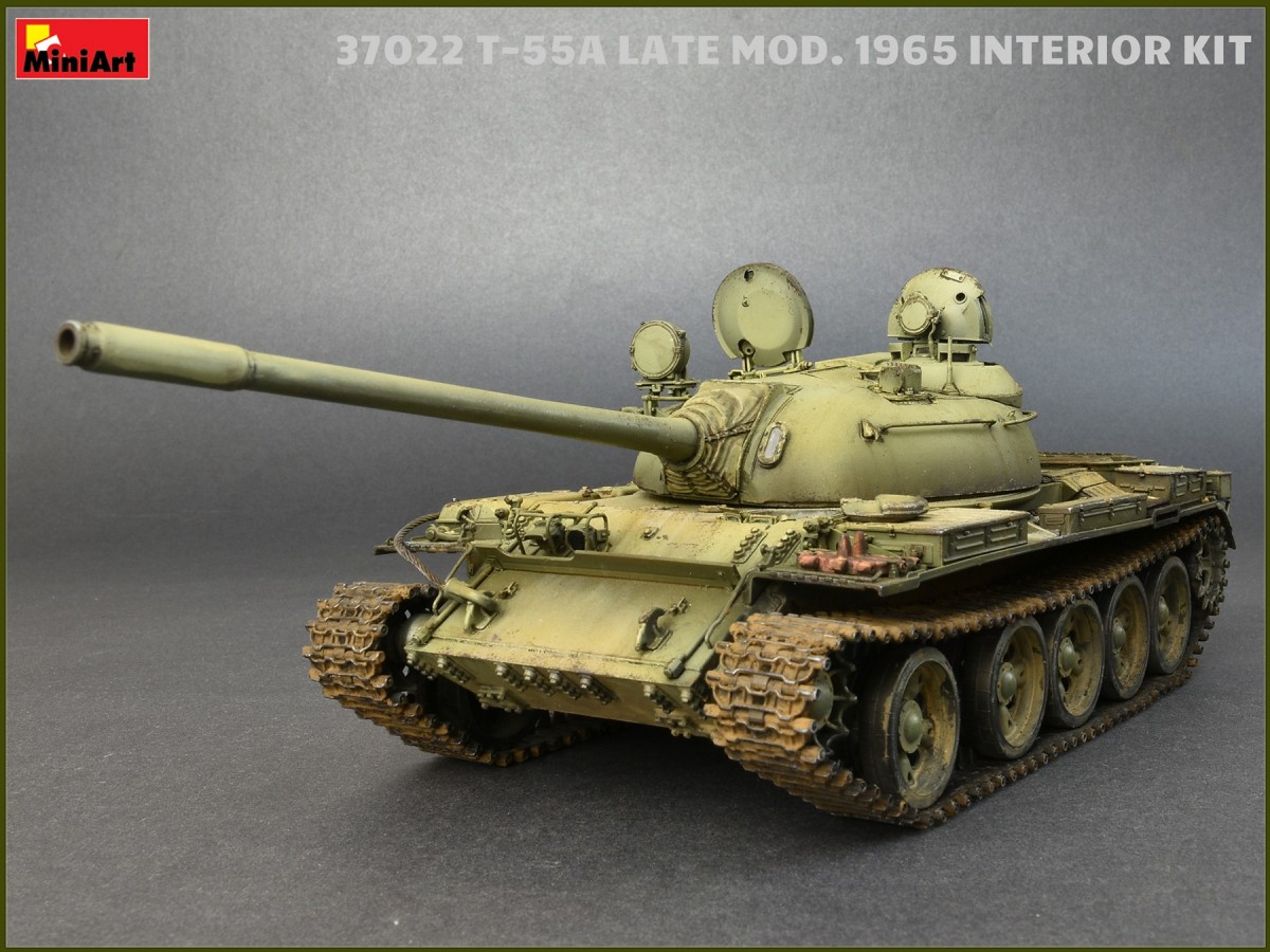 Miniart 37022 1:35th scale T-55A Mod 1963 with full interior Kit 