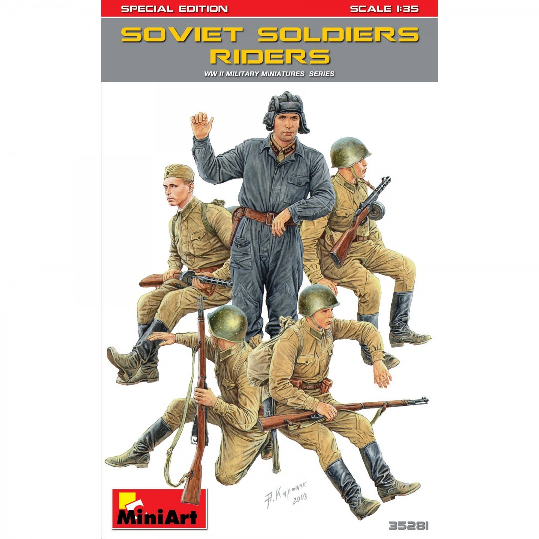 Soviet Soldiers Riders Special Edition Miniart 1:35 MIN35281 