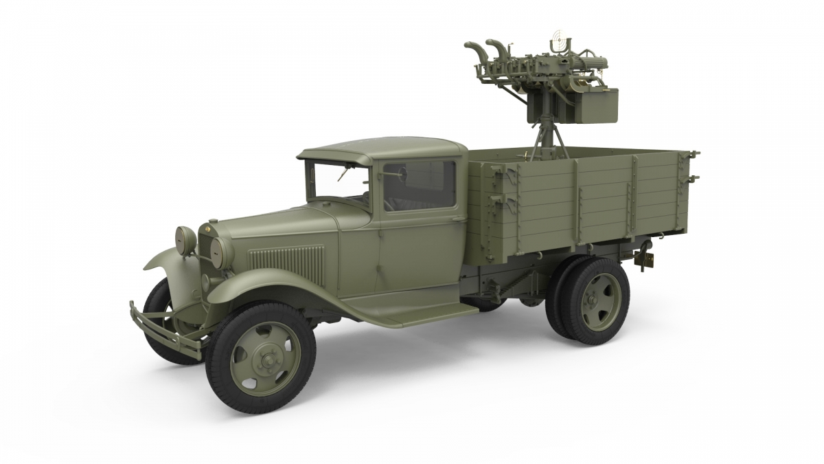 Miniart 1/35 Soviet 1,5 T Truck with M-4 Maxim AA Machine Gun # 35186 