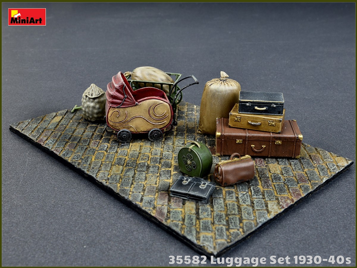 Maquette Set de Bagages 1930-1940 1/35 Miniart 35582