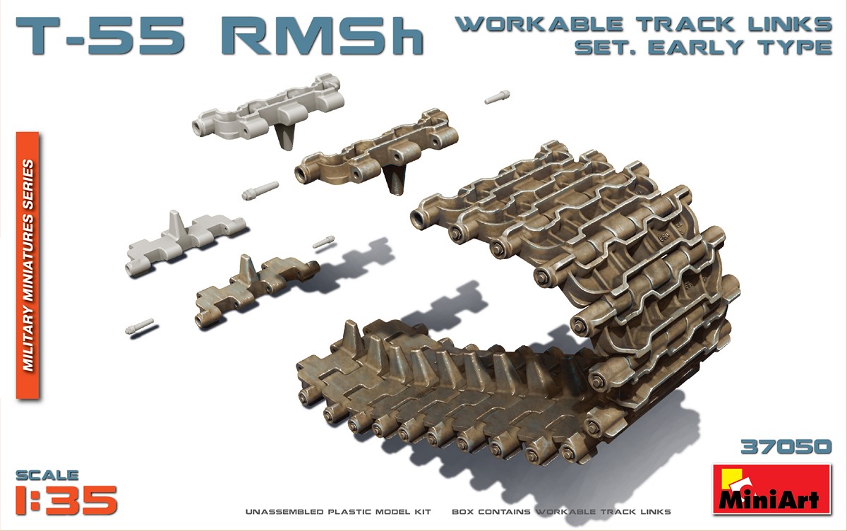T-55/t-62/t-72 Rmsh Workable Track Set Miniart 1:35 