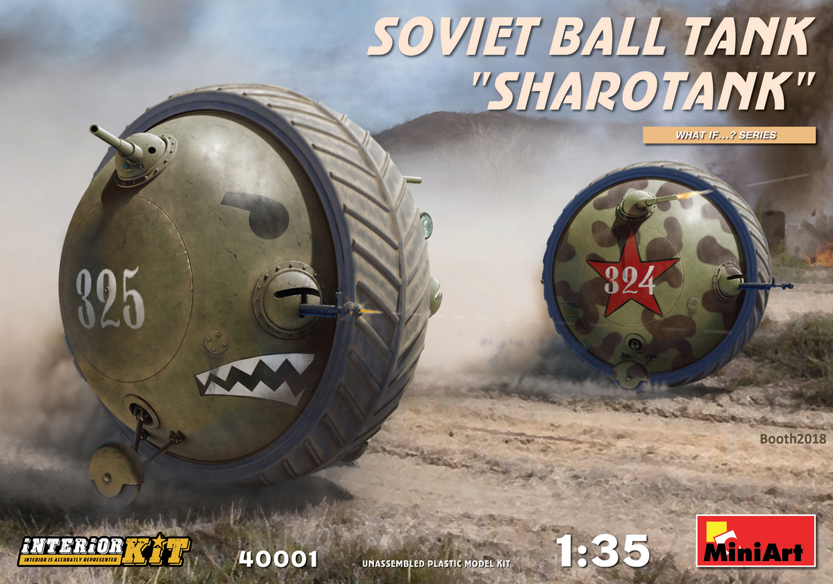 1/72 Soviet Ball Tank 'Sharo Tank' Finished Model by 5M Hobby 