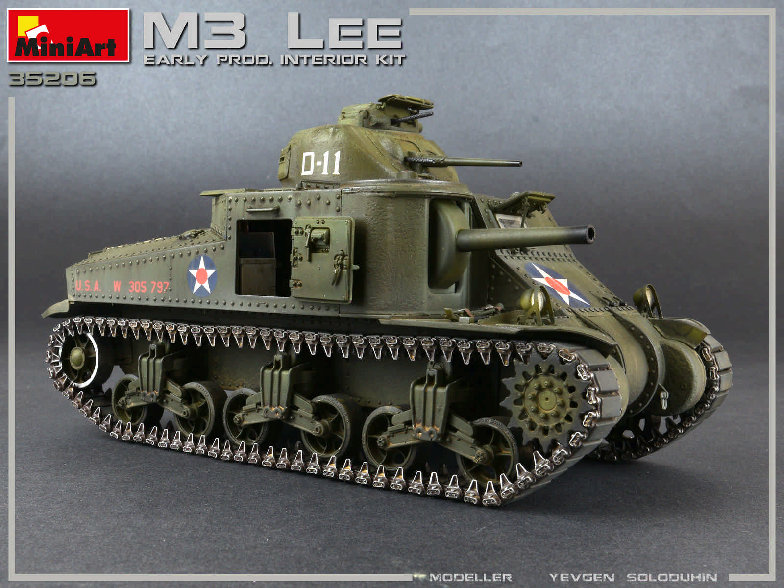 M3 Lee Early Prod Interior Kit Kit MINIART 1:35 MA35206 