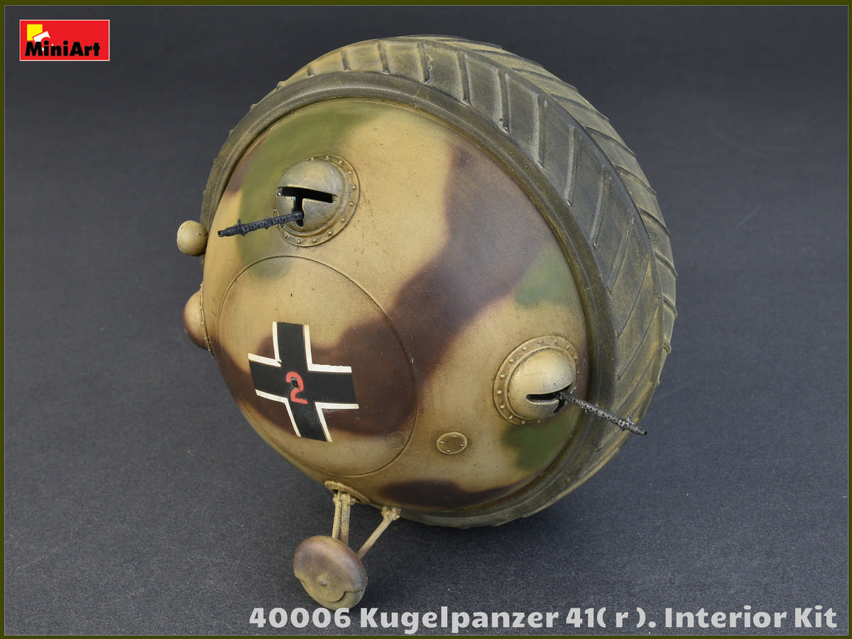 MiniArt 40006 Kugelpanzer 41r Interior Scale Model Kit WWII 1/35 for sale online