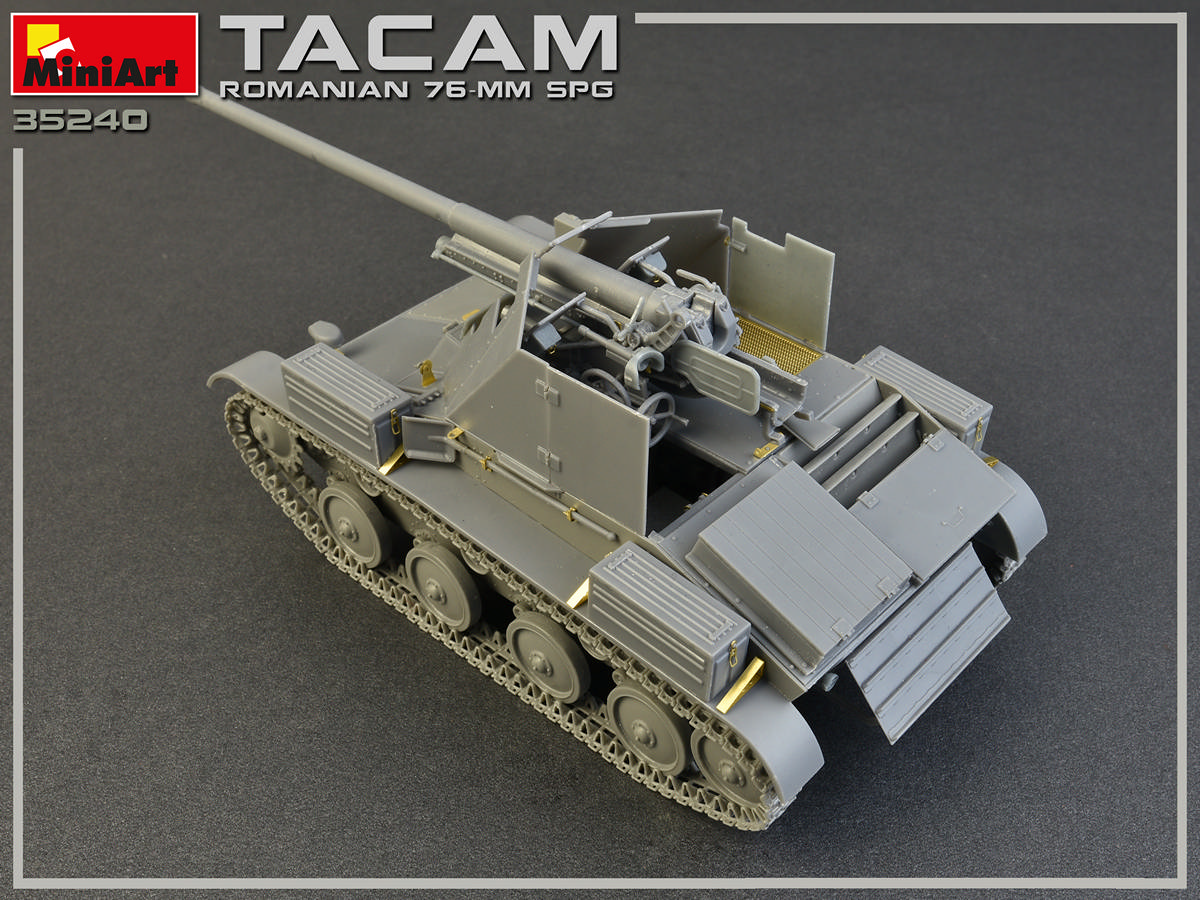 35240 ルーマニア76ミリ自走砲 TACAM T-60インテリアキット（内部再現 