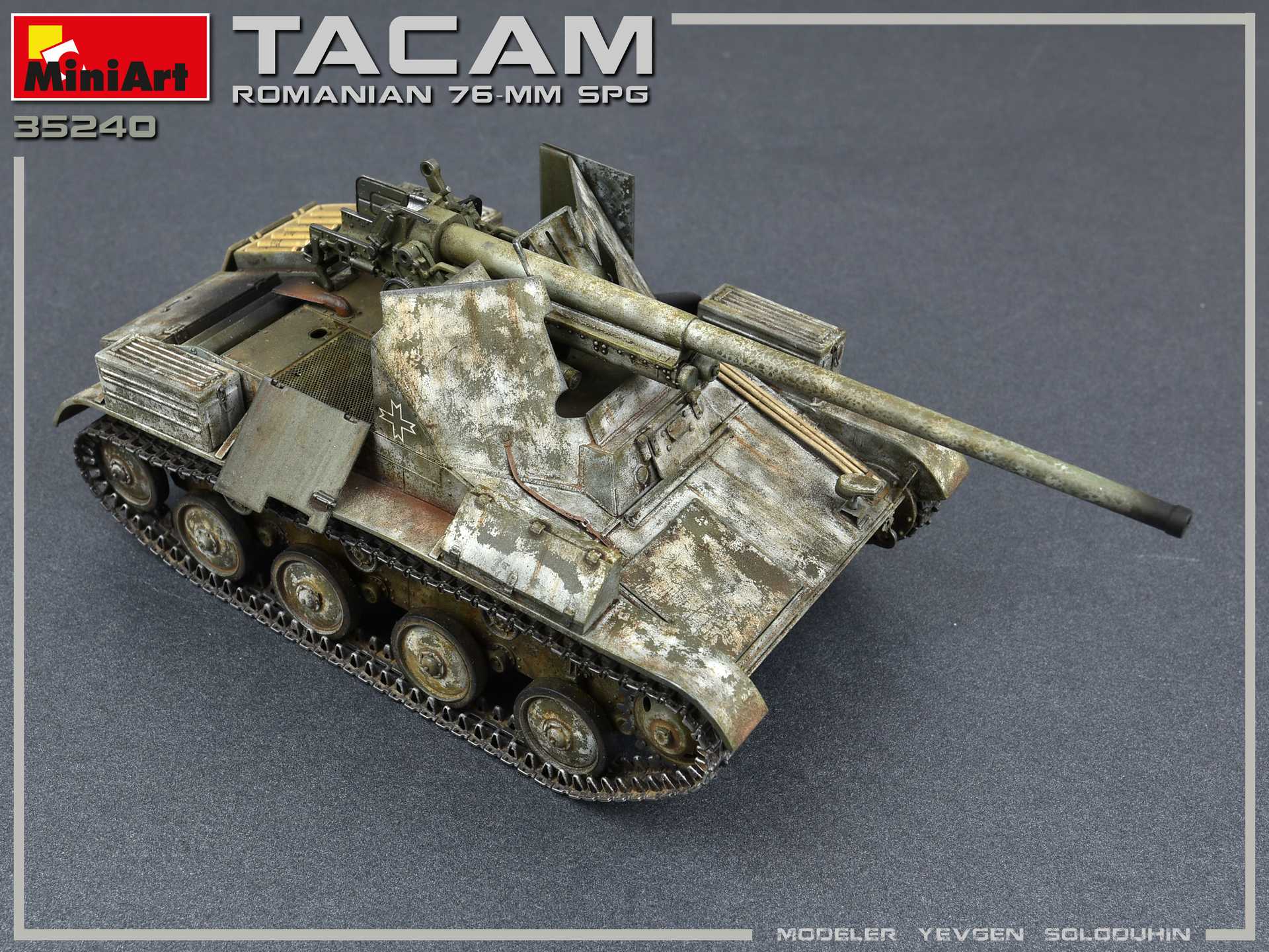 35240 ルーマニア76ミリ自走砲 TACAM T-60インテリアキット（内部再現 