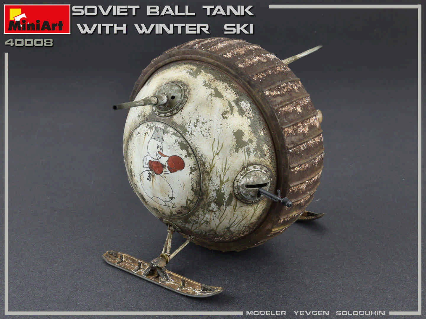 MiniArt 1/35 Soviet Ball Tank with Winter Skis
