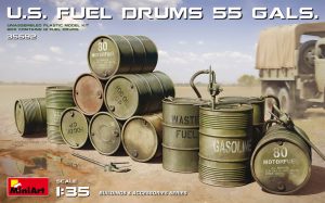 Miniart 35615 Modern Oil Drums 200L Scale Plastic Model Kit 1//35