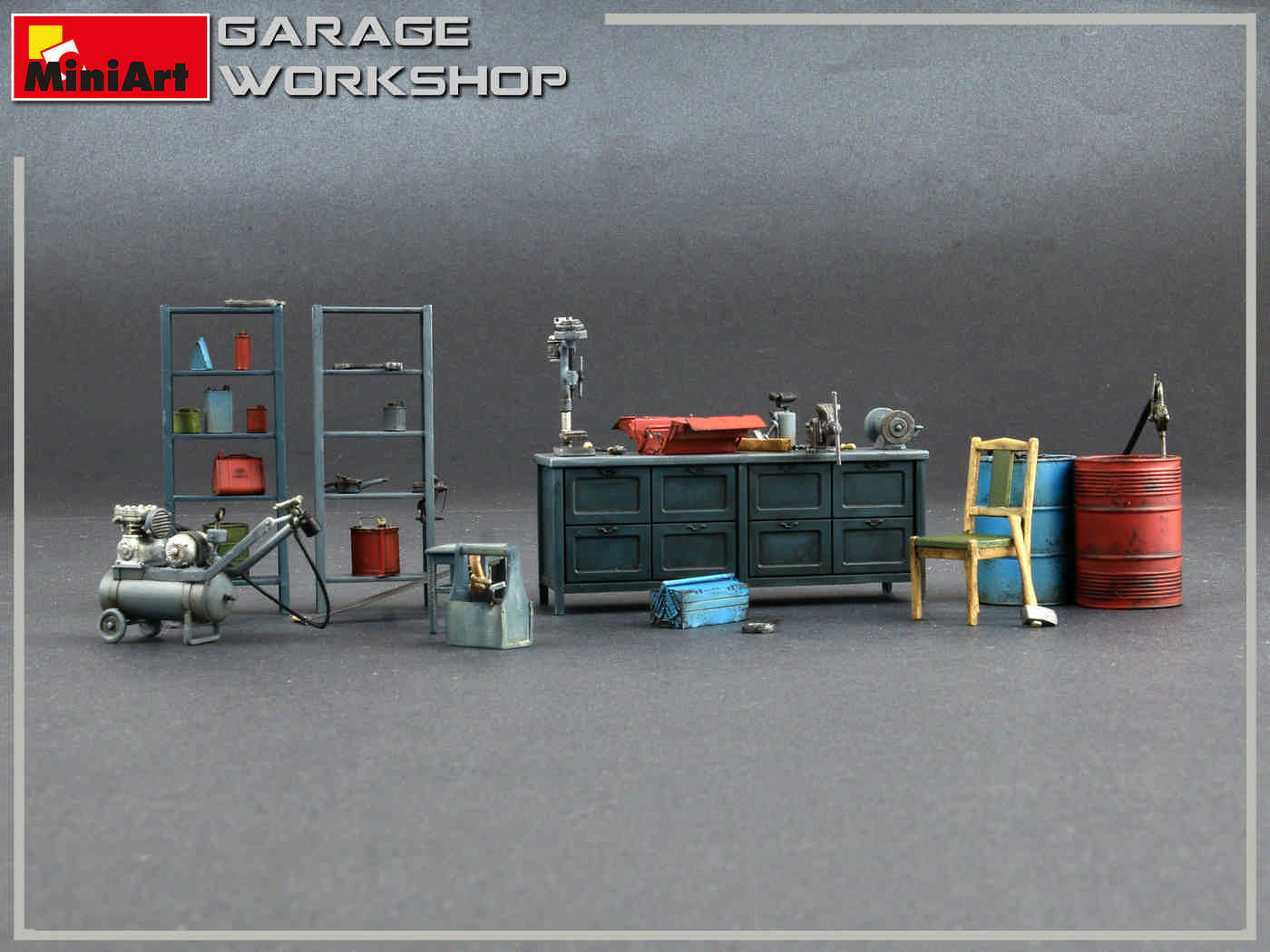 Miniart 1:35 MIN35596 Garage Workshop