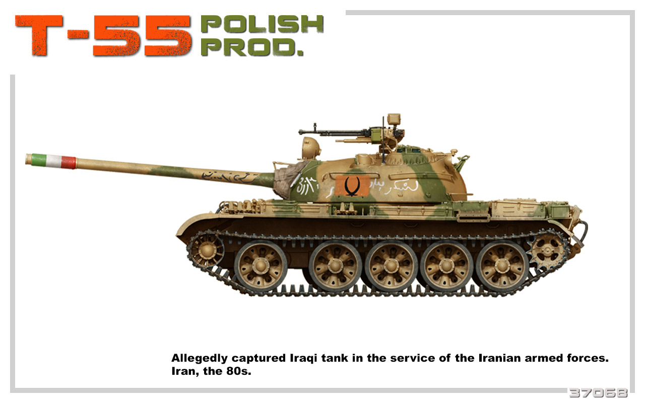 T-55 Polish Prod Kit MINIART 1:35 MA37068 