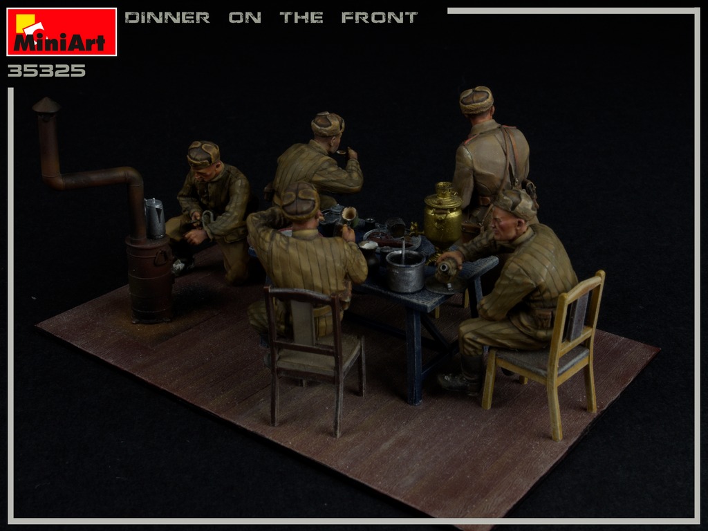 .com: MiniArt 1/35 Scale Dinner on The Front - Plastic Model Building  Kit # 35325 : Arts, Crafts & Sewing