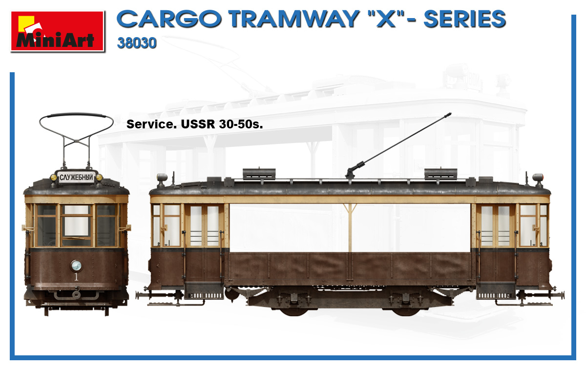 MiniArt 38030 Cargo Tramway X-series Scale Model Kit 1/35 for sale online 