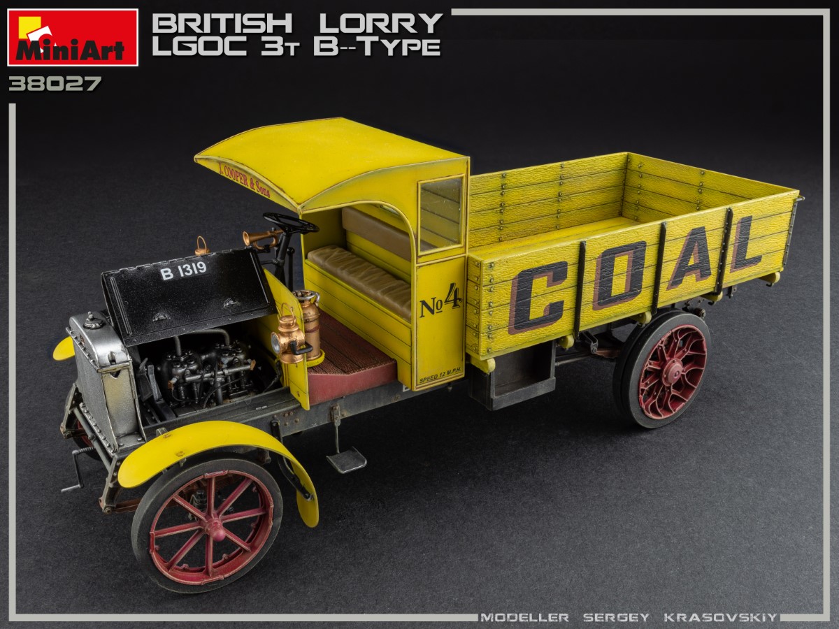 38027 BRITISH LORRY 3T LGOC B-TYPE – Miniart