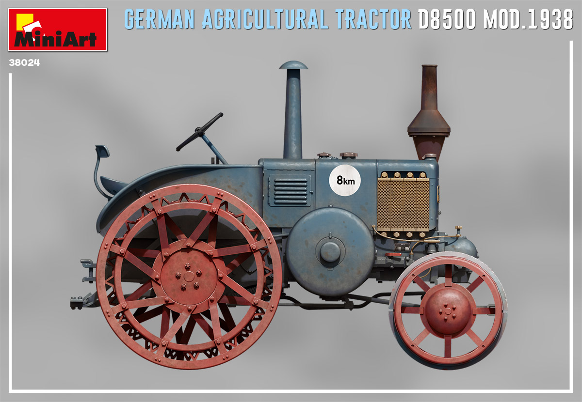 MiniArt 1/35 German Agricultural Tractor D8500 Model 1938 38024 for sale online 