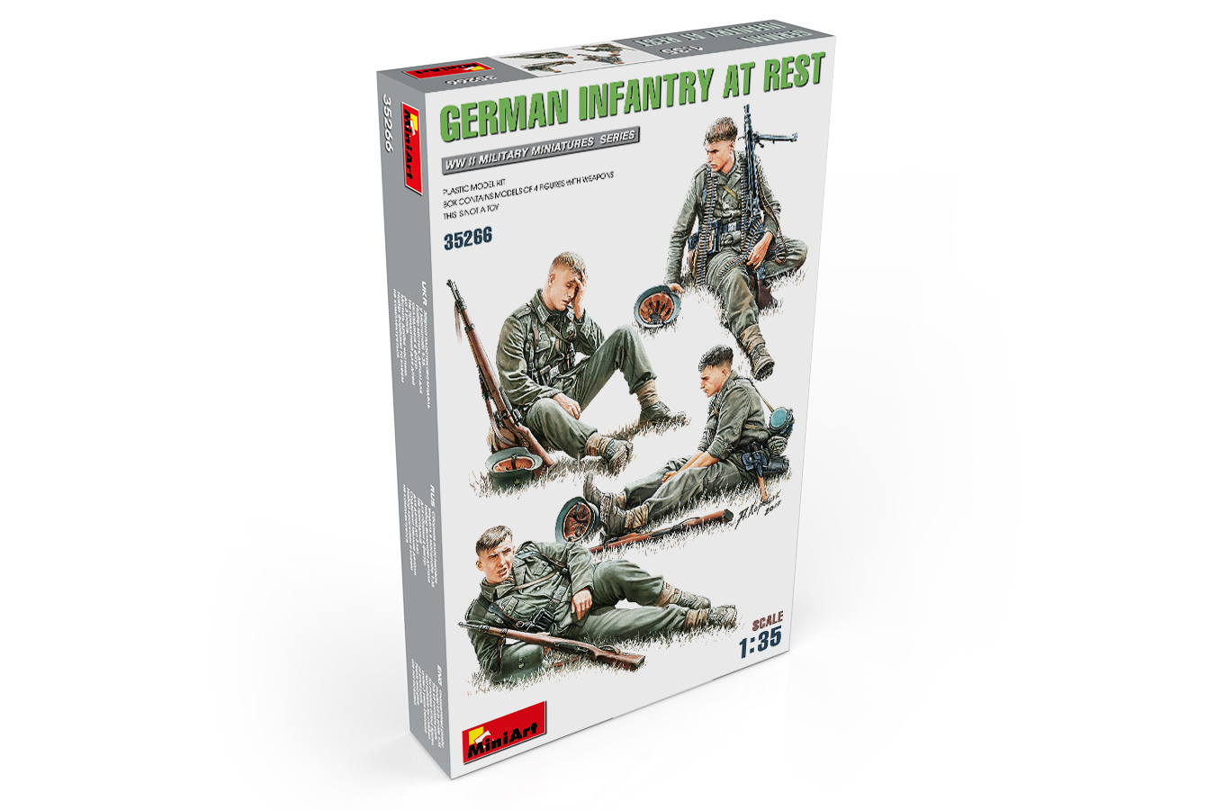 35266 GERMAN INFANTRY AT REST – Miniart