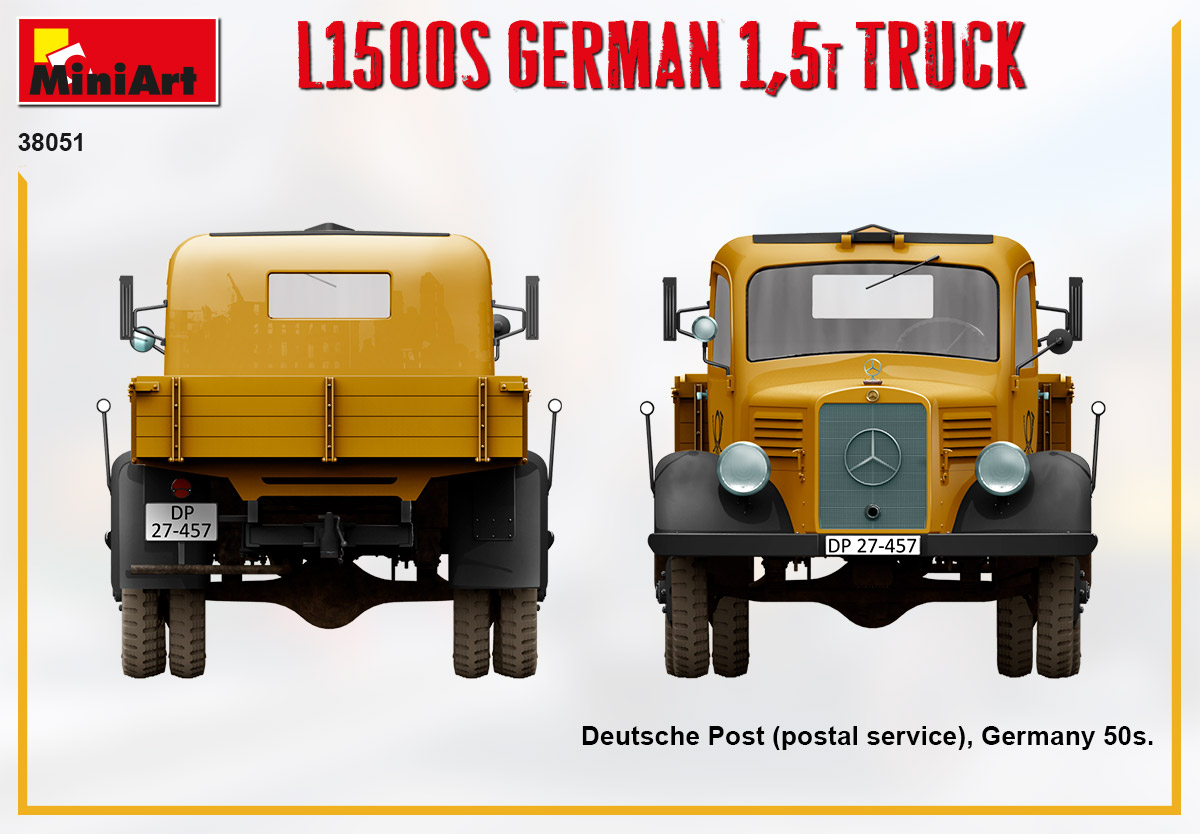 Miniart L1500s ドイツ製1 5t トラック