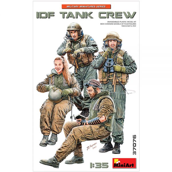 37076 IDF TANK CREW – Miniart