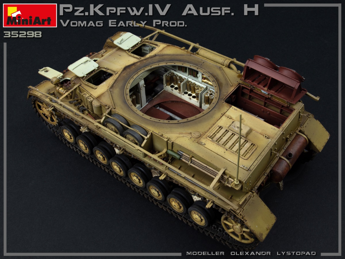 MiniArt 35298 Pz.Kpfw IV Ausf H Vomag Early Prod May 1943 INTERIOR KIT 1:35 NEW 