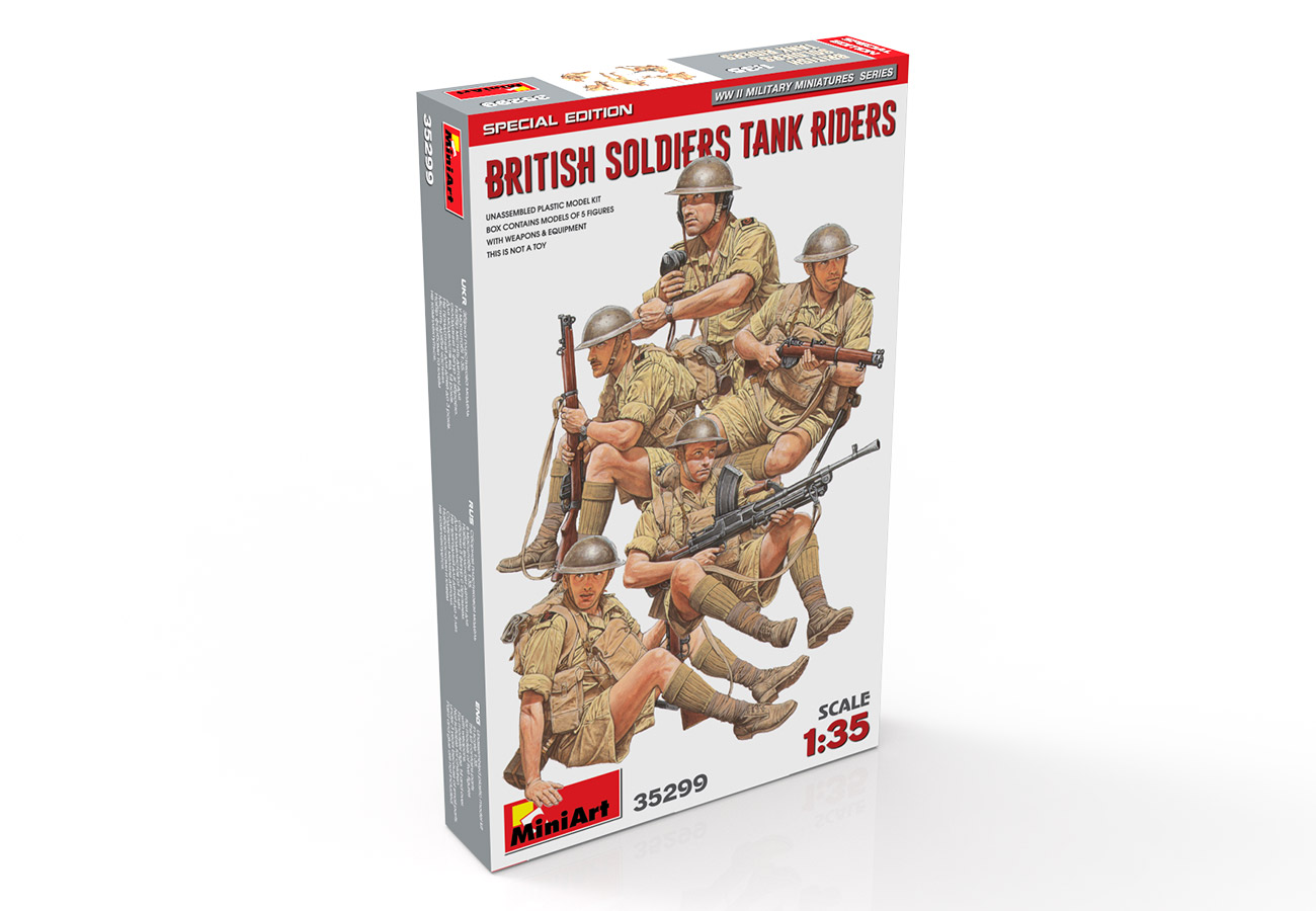35299 BRITISH SOLDIERS TANK RIDERS. SPECIAL EDITION – Miniart