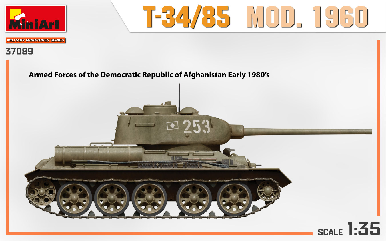 37089 T-34/85 MOD. 1960 – Miniart
