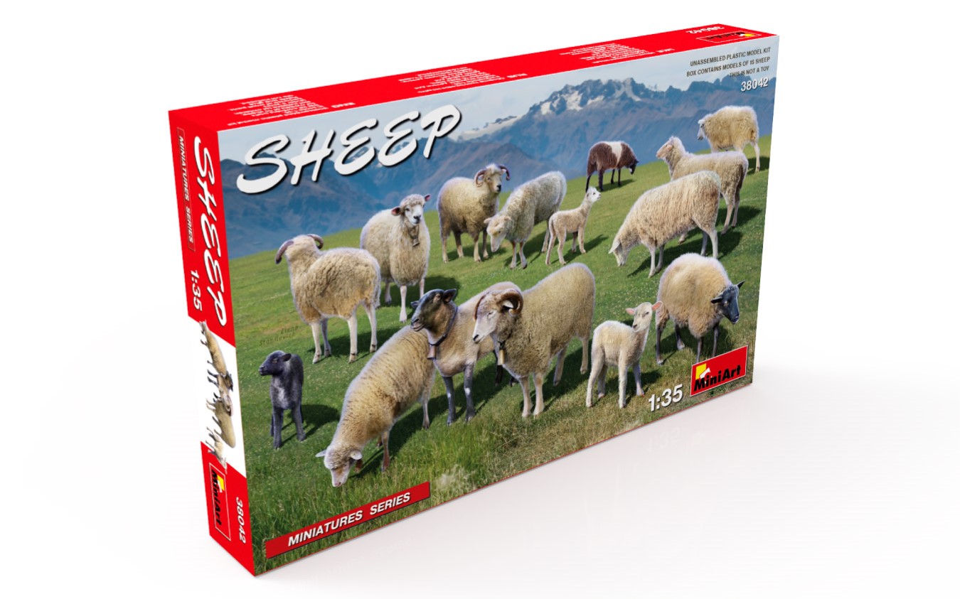 in 1:35 15x MINIART 38042 Sheep Schafe 