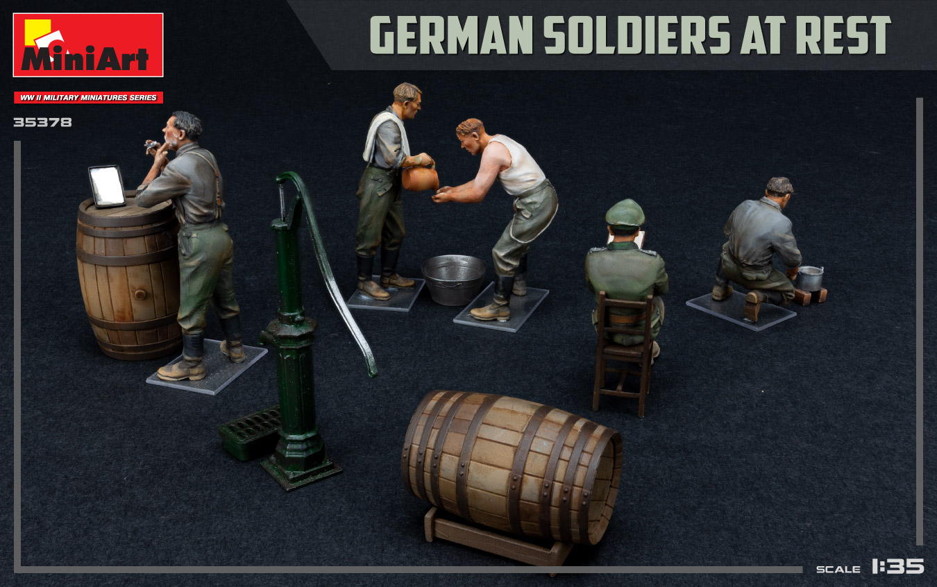35378 GERMAN SOLDIERS AT REST. SPECIAL EDITION – Miniart
