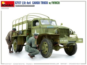 New Photos of Kit: 35389 G7117 1,5T 4×4 CARGO TRUCK w/WINCH