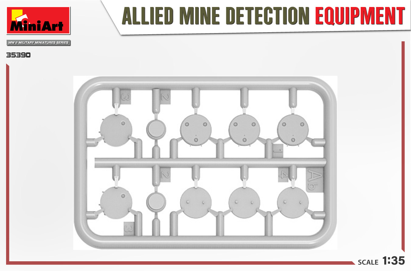 MIN35390 Miniart 1:35 Allied Mine Detection Equipment