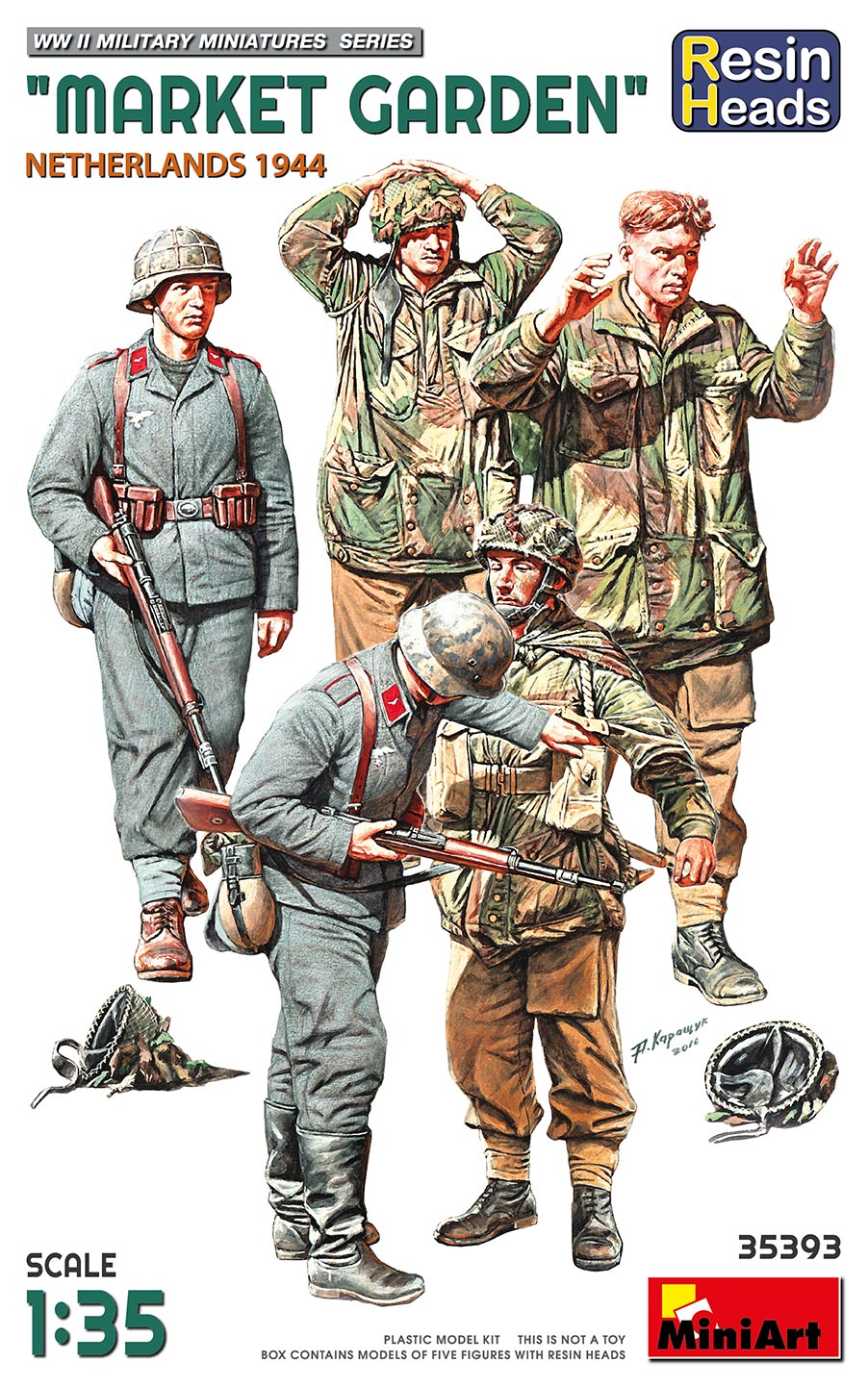 MiniArt 35065 German Soldiers at Work WWII 50 Mm 1/35 Scale Plastic Model Kit for sale online 