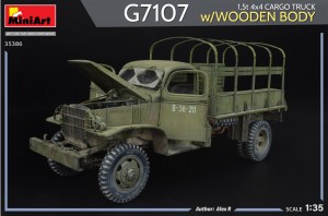 New Photos of Kit: 35386 G7107 1,5t 4×4 CARGO TRUCK w/WOODEN BODY