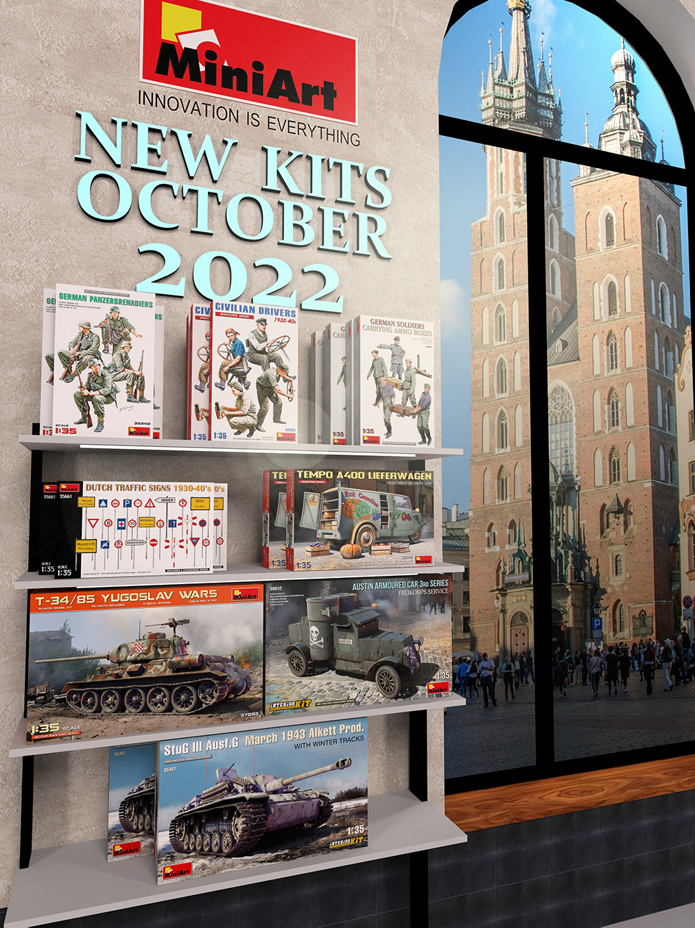 New MiniArt Kits Available October 2022