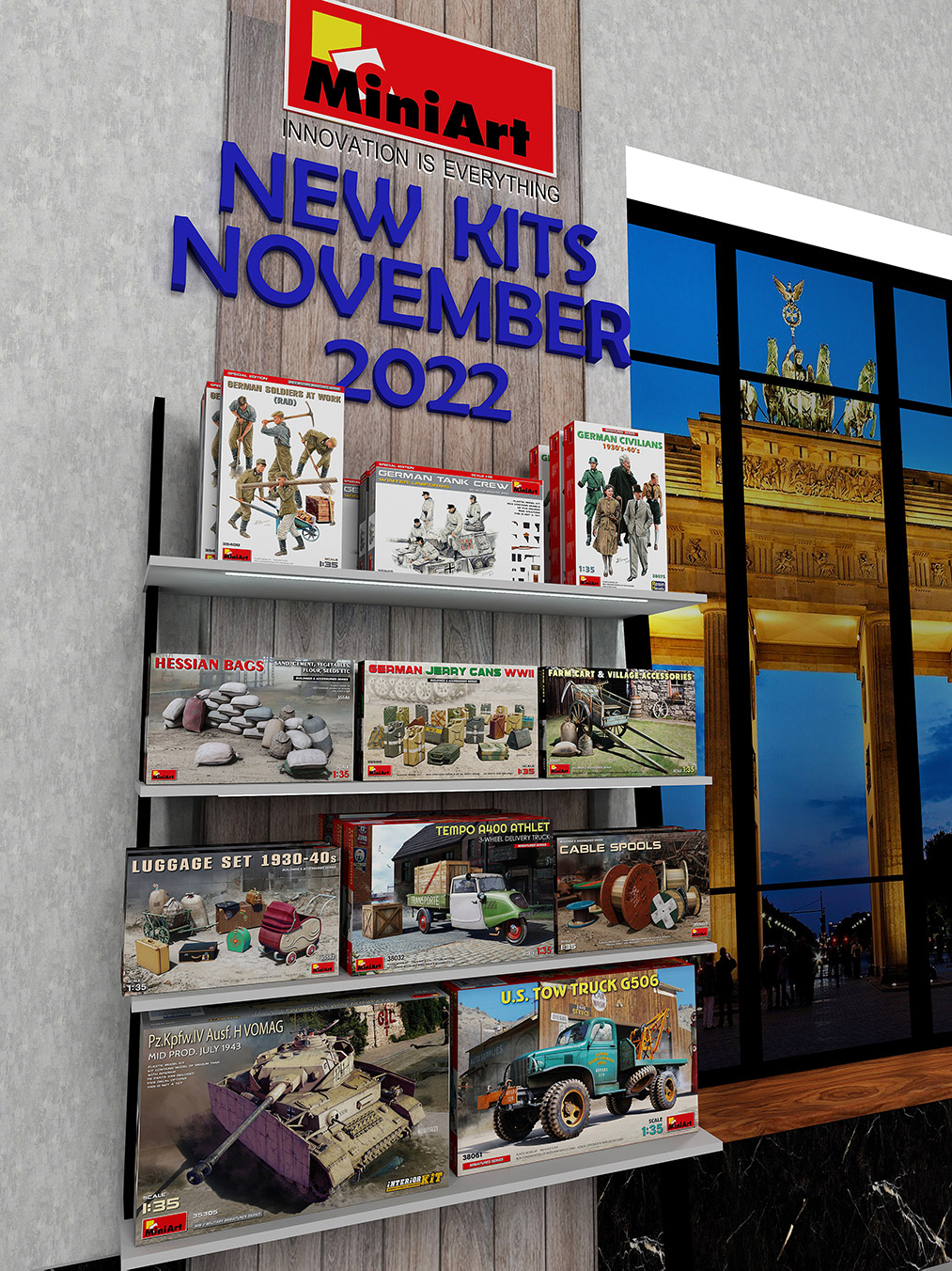 New MiniArt Kits Available November 2022
