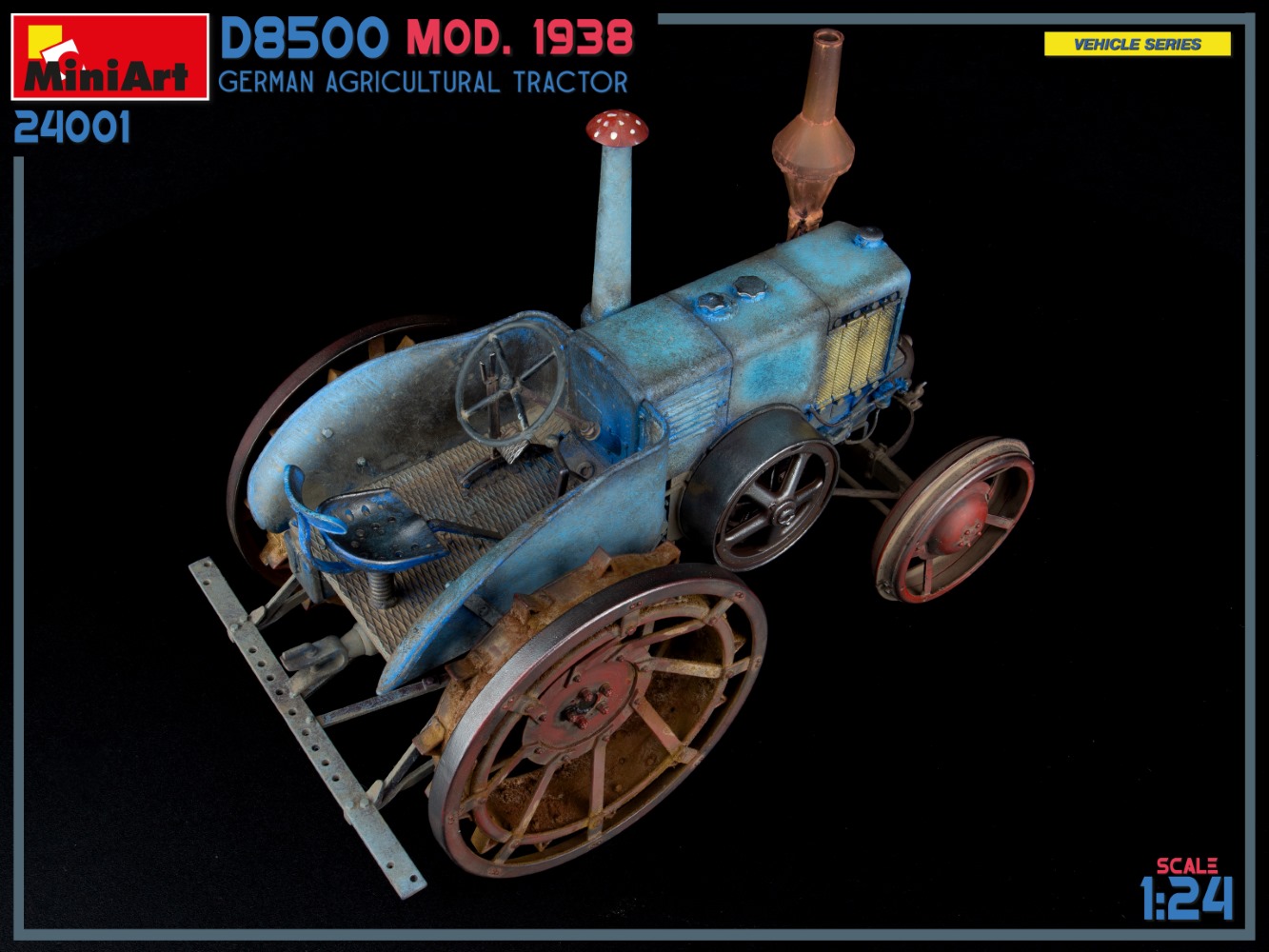 New Photos of Kit: 24001 GERMAN AGRICULTURAL TRACTOR D8500 MOD. 1938  Miniart