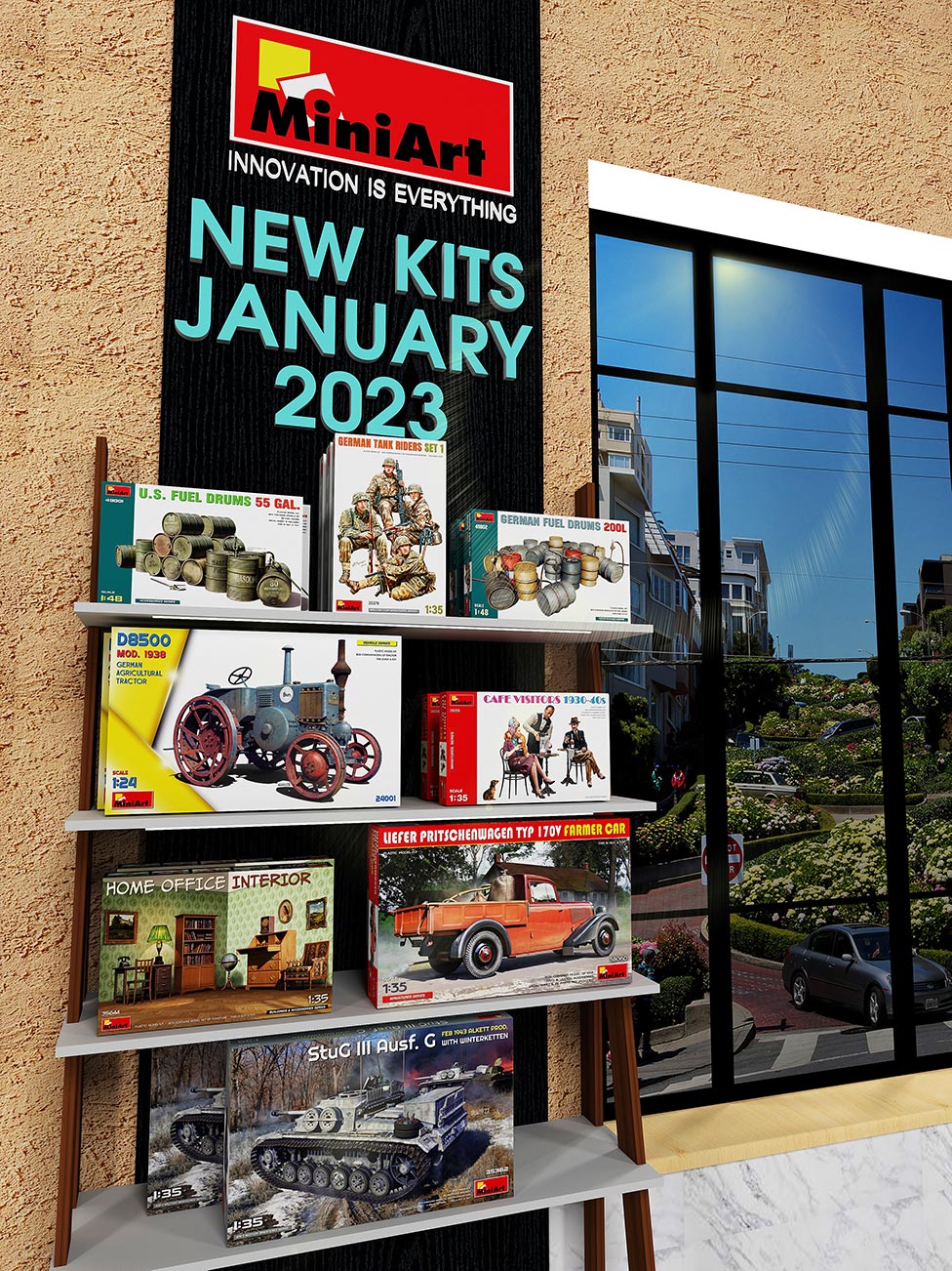 New MiniArt Kits Available January 2023
