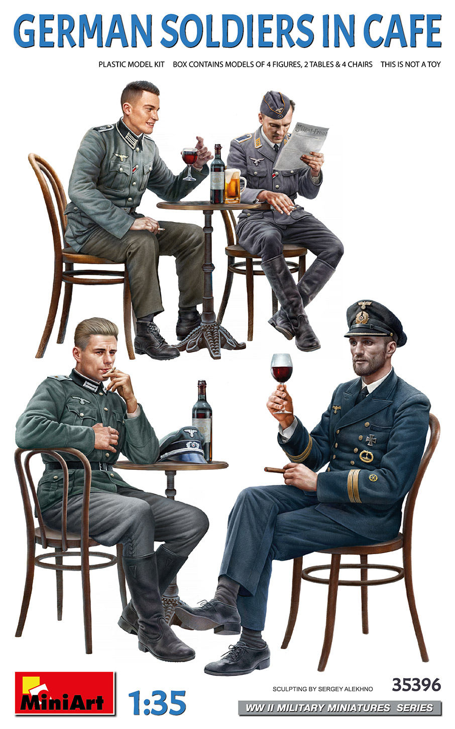 MiniArt’s German Soldiers in Cafe