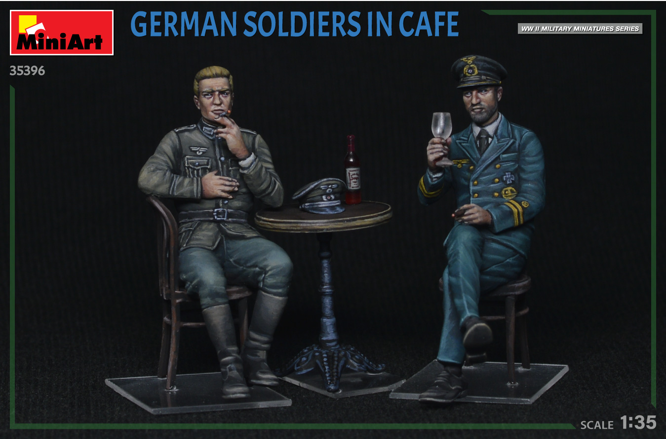 35396 GERMAN SOLDIERS IN CAFE – Miniart