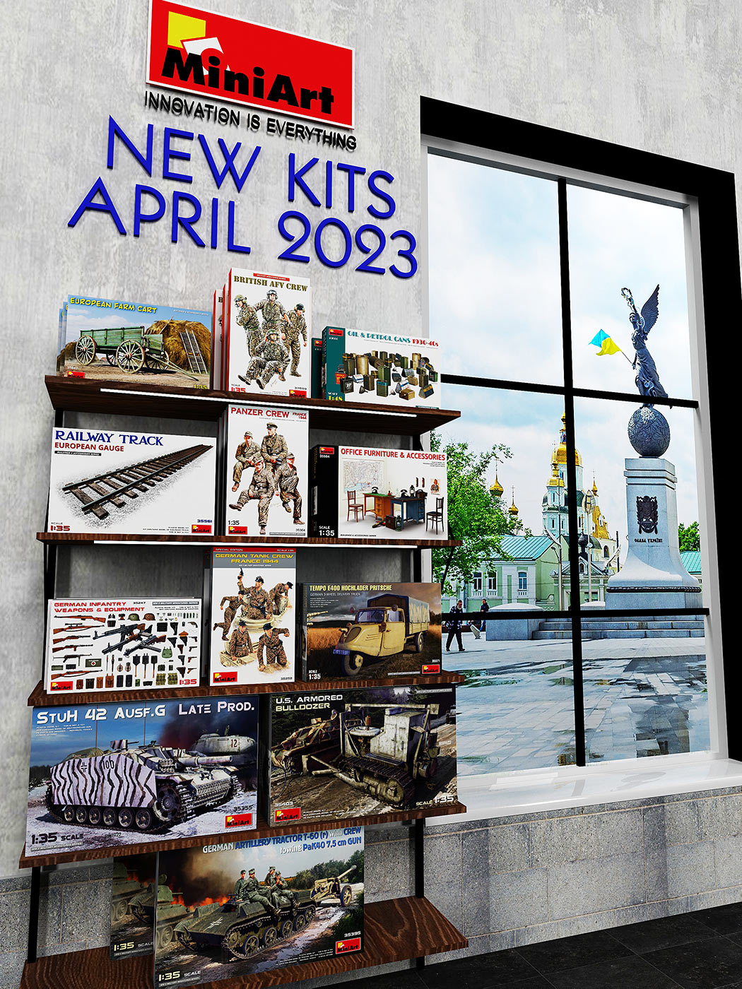 New MiniArt Kits Available April 2023